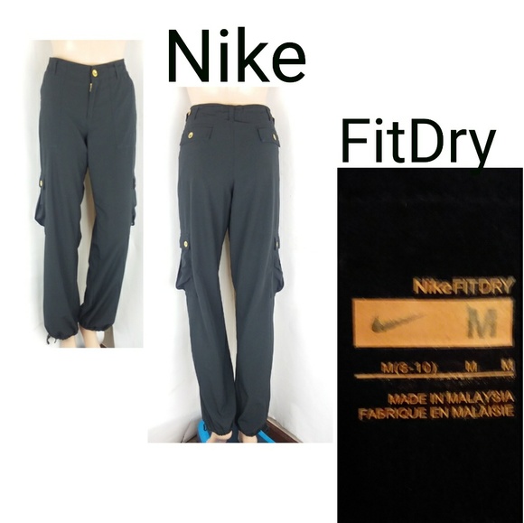 Nike Pants - Nike FitDry Cargo Joggers Blue Pants